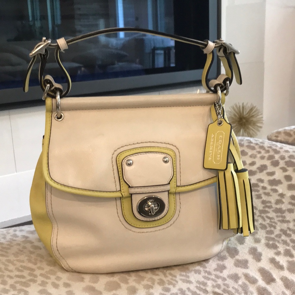 Coach small satchel bag